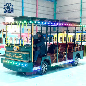 Autobús de Transporte de Pasajeros Mini de Diseño Exclusivo con 5 Filas de Asientos de Madera Maciza, Autobús Escolar Eléctrico de 14 Asientos para Campus - Product Image 6