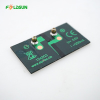 Panel Epoxy Surya Efisiensi Tinggi IP67 Tahan Air Sel Mono untuk Pendidikan STEM Kit DIY Sel Surya Mini Terbungkus Resin