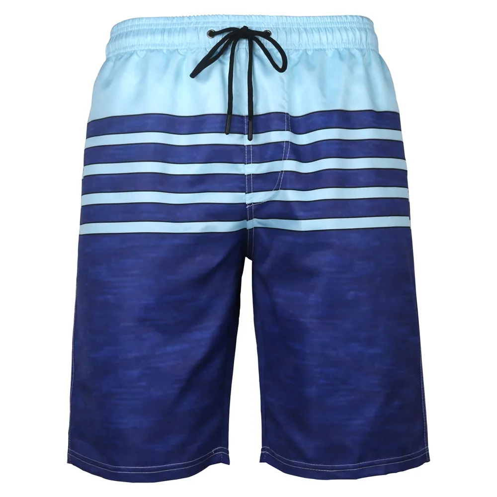 Oem Sportkleding Product Mannen Bedrukte Strandbroek 4 Weg Spandex Polyester Snel Droog Zwembroek Strandkleding Broek Badmode Shorts