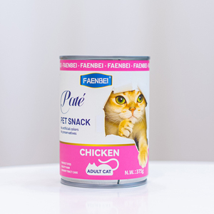 <span class=keywords><strong>Recrutement</strong></span> d'agents d'usine OEM - Nourriture pour animaux de compagnie FAENBEI - Nourriture humide pour chats en conserve 375g - Product Image 3