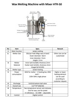 Remplisseur de bougie de cire de soja de haute qualité cire de paraffine chauffage réservoir de fusion Pot bougie parfumée Machine de remplissage