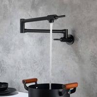 Robinet de cuisine mural monocommande eau froide pour remplissage de casseroles