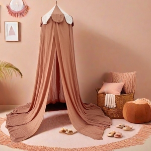 Thanh lịch trẻ em gấp Vòng giường tán với thuận tiện vòm biên giới sử dụng nhà lưới chống muỗi & phụ kiện phòng ngủ - Product Image 2