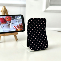 Cermin Rias Mini Gaya Korea yang Cantik, Desain Ukuran Saku Kecil, Aksesoris Manis ala INS untuk Dompet dan Tas Tangan
