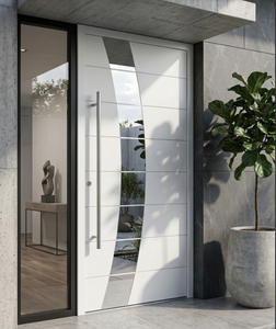 <span class=keywords><strong>Porte</strong></span> d'Ingresso di Lusso Intelligenti in <span class=keywords><strong>Alluminio</strong></span> Pressofuso, <span class=keywords><strong>Porte</strong></span> Esterne di Sicurezza Antifurto in Lega di <span class=keywords><strong>Alluminio</strong></span> - Product Image 2