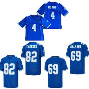 Hombres # 4 Moxon #   82 Charlie Tweeder # Camiseta de Fútbol Americano de los Coyotes de West Canaan de la <span class=keywords><strong>Película</strong></span> Varsity Blues de Billy Bob, Talla S-3XL, Totalmente Cosida - Product Image 1