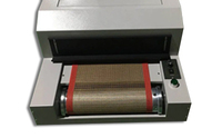 Machine de polymérisation UV portable XPR à refroidissement par air, petite convoyeuse de table, bande transporteuse en maille de téflon de 300 mm, 1000 W, cœur PLC, état neuf