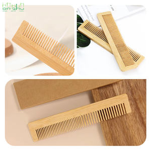 天然竹櫛血液循環ミニ竹櫛毛ひげ用カスタムロゴサポート100% - Product Image 5