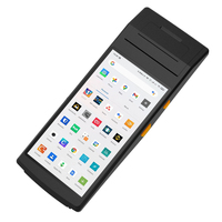 Qun Suo PDA 5501, Impresora Interna de 58 mm, PDA Industrial Resistente con Android, Escáner de Código de Barras 2D con GMS para Impresión de Facturas de Agua/Energía