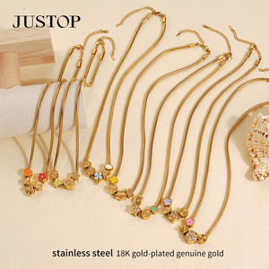 Collar OEM/Venta al por Mayor, Collar Personalizado de Acero Inoxidable Resistente al Agua con Baño de Oro y Plata, Cadena de Eslabones Moderna con Colgante, Oro de 14K, 18K y 24K - Product Image 6