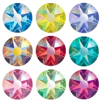 Piedras de Cristal 2088 de Alta Calidad al por Mayor, Sin Fijación en Caliente, SS20, 16 Facetas, para Vestidos de Novia