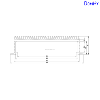 Factory Direct Supply OEM ODM Mini ITX PC Case 170*170mm Aluminum Enclosure Micro Computer Computer Case DM14