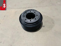 Pulley Crankshaft Baja Asli untuk Bus Higer Bus Zhong Tong Mesin Diesel WP10 WD615 OEM 612600020572 Baru