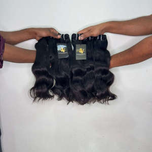 Cabello Indio Virgen de Grado 12A con Cutícula Alineada, Cabello Humano de Visón, Cabello Indio Crudo sin Procesar al por Mayor - Product Image 1