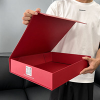 Boîte cadeau magnétique pliable de luxe, boîte magnétique, grandes boîtes cadeaux en gros