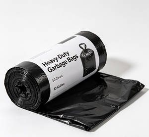 Sacchi per Rifiuti Biodegradabili in HDPE da 13 Galloni, Impermeabili e Resistenti, per Smaltimento Rifiuti Alimentari in Cucina - Product Image 2