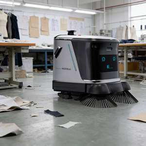 Nettoyeur de sol industriel personnalisé, laveuse de sol commerciale, robot aspirateur, machine à récurer, robot de nettoyage - Product Image 1