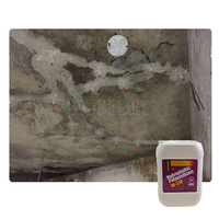 Résine d'injection hydrophobe à faible viscosité W210 320 MPa pour le remplissage et l'étanchéité des fissures et des joints d'expansion des conduites en coffrage