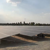 Support photovoltaïque galvanisé à chaud en alliage de zinc, aluminium et magnésium pour système d'installation solaire