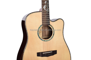 กีตาร์โปร่งคุณภาพสูง Kaysen H3 ขนาด 41 นิ้ว รุ่น Dolphin หน้าไม้แท้ - Product Image 2