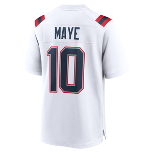 Maillot de football américain personnalisé brodé pour homme, respirant, grandes tailles, avec nom et logo personnalisables, vierge, polyester, style New England - Product Image 5