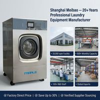 Best 50Kg Stainless Steel Electric Fuel Automatic Washer Extractor Machine Quality Laundry Equipment for Hotels