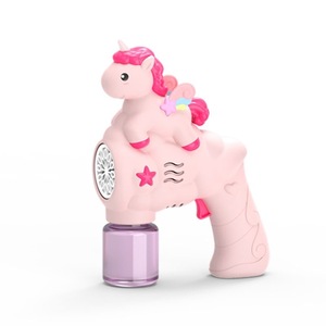 Máquina Automática de Burbujas de Unicornio, Pistola de Burbujas Manual, Juguete de Verano para Niños, Perfecto para Niños y Niñas - Product Image 2