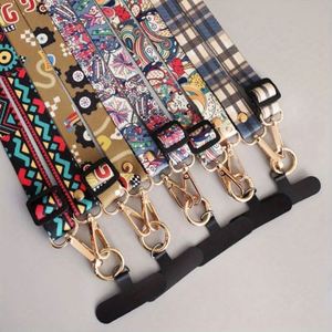 Mobile Phone <b>Lanyard</b> Necklace Cross-body Leopard Print Adjustable Shoulder Width Pendant Anti Loss Sling Belt Clip - Product Image 5