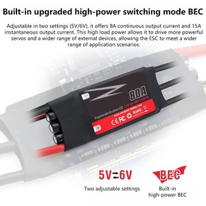 มอเตอร์ไร้แปรงถ่าน BLDC กันน้ำ C3548 C3542 900KV พร้อมชุด ESC 60A สำหรับรถควอดคอปเตอร์แข่ง 1/10 RC - Product Image 6
