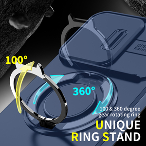 Étui de <span class=keywords><strong>téléphone</strong></span> hybride magnétique Azlefo en TPU+PC, design blindé, pour <span class=keywords><strong>Honor</strong></span> X6c/X9C 200/400 Pro, antichoc avec béquille rotative à 360° - Product Image 3