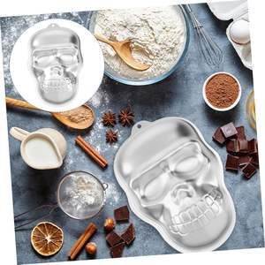 Molde para hornear en forma de Calavera, molde para pastel, molde para pastel de cumpleaños para Halloween, forma de calavera - Product Image 2