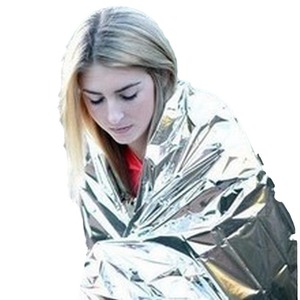 Manta de supervivencia Mylar de emergencia, manta térmica Solar espacial, lámina cálida para uso de emergencia - Product Image 5