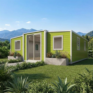 Casa Contenedor Modular Prefabricada <span class=keywords><strong>de</strong></span> Lujo, <span class=keywords><strong>Casas</strong></span> Contenedor <span class=keywords><strong>de</strong></span> 3 Habitaciones, <span class=keywords><strong>Panel</strong></span> Sándwich, Desmontable, en Paquete Plano - Product Image 1