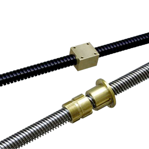 Chất lượng cao 20mm hình thang ren thép que <span class=keywords><strong>Acme</strong></span> chì vít mặt bích <span class=keywords><strong>Nut</strong></span> 4mm Pitch bánh thành phần cốt lõi cho gia công CNC - Product Image 6