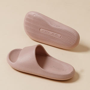 Goede Zomersandalen Met Dikke Zolen, Ademend Licht Met Mokka-Patroon Voor Thuisgebruik, Comfortabel Shit-Stepgevoel Voor Slippers - Product Image 3