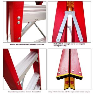 FRP isolato a spina di pesce scala da elettricista Design moderno ispessito alto audace pieghevole piattaforma di lavoro da arrampicata per il sito - Product Image 3