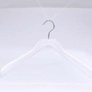 एक्रिलिक/Lucite लक्जरी कपड़े हैंगर 360 डिग्री कुंडा गोल्डन हुक - Product Image 5