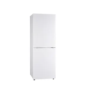 Ev kullanımı 150L buzdolabı dikey buzdolabı çift kapılı kombine dondurucu ve buzdolabı