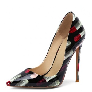 New Sexy Women Lipstick Dress <b>Shoes</b> Ladies Large Size 45 High Heel Pumps <b>Shoes</b> - Product Image 4