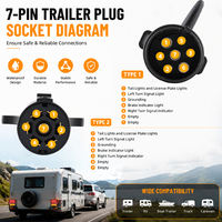 Nouveau feu arrière LED bicolore rouge et jaune pour camion et remorque, avec signal de freinage et avertissement, à fixation magnétique, pour le marché international