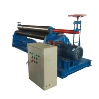 Machine à rouler les plaques automatique W11/W12 trois rouleaux en acier inoxydable avec boîte de vitesses et moteur pour aluminium nouveau produit 2025 3000 5.5