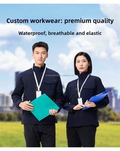 Uniformi da Lavoro Unisex Impermeabili, Traspiranti, Resistenti, Comode, Taglie Grandi, Logo Personalizzabile, Certificate CE - Product Image 3