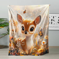 Couverture en flanelle à motif d'amour Axolotl pour la Saint-Valentin, couverture décorative douce et chaude avec motif de salamandre de dessin animé mignon