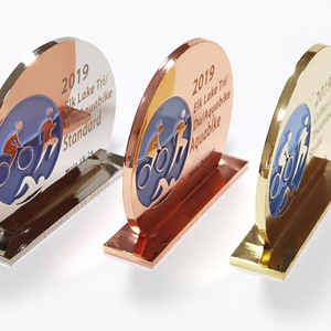 Oneway Wholesale Custom 3D Metal Medal Award Gold Silver Bronze Medal Triathlon Marathon Running Sports Medal - Product Image 6