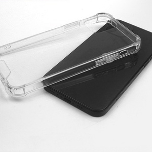 Coque de téléphone pour iPhone air 13 14 15 16 17 Pro Max, coque arrière S25 Ultra transparente en TPU PC antichoc, coque de téléphone portable - Product Image 2