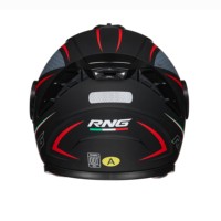 BYB/RNG M-Black BY-760Factory personnalisé ABS demi-visage casque double lentille casque de moto demi-visage grande taille casqu