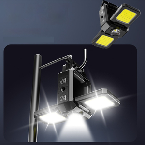 Lampe <span class=keywords><strong>de</strong></span> travail LED COB rechargeable, lampe d'inspection magnétique pour réparation automobile, mini lampe <span class=keywords><strong>de</strong></span> travail, lampe torche porte-clés - Product Image 2