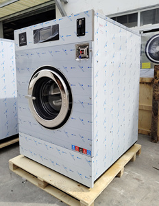 Machine à linge à carburant électrique entièrement automatique Laveuse domestique à économie d'énergie Boîtier en acier inoxydable pour l'entretien ménager - Product Image 1