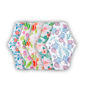 Serviettes Hygiéniques Lavables et Réutilisables en Tissu au <span class=keywords><strong>Charbon</strong></span> <span class=keywords><strong>de</strong></span> <span class=keywords><strong>Bambou</strong></span> pour Femmes et Jeunes Filles, Douces et Respirantes, Protège-Slips Menstruels - Product Image 4