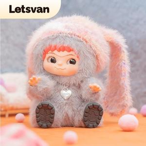 Letsvan Wakuku Fun Party Series Fuzzy Trendy Figurines en peluche ABS PVC Boîte aveugle Porte-clés Mystère Collection <span class=keywords><strong>Cadeau</strong></span> Suspendu - Product Image 4